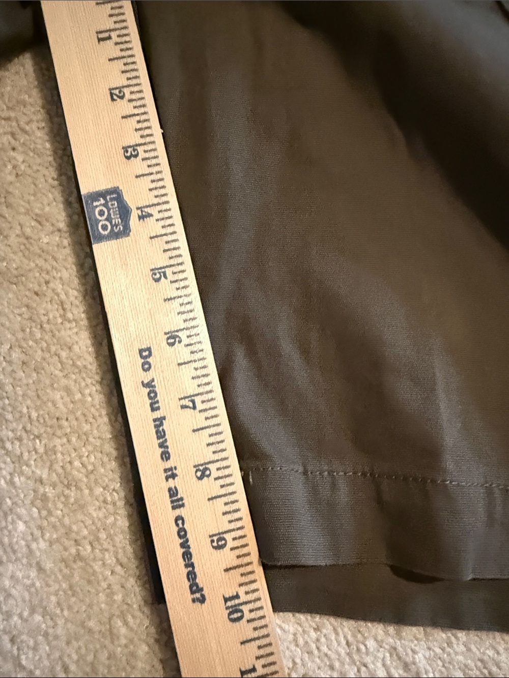 Lee Women's Comfort Fit Bermuda Shorts - Olive Green - Picture 8 of 12